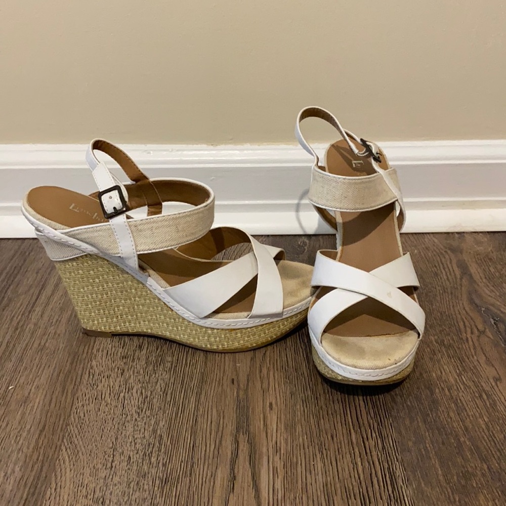 Whit/Natural Wedge